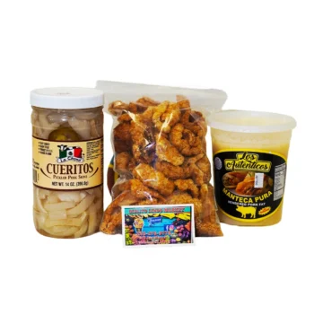 Chicharrón, manteca y cueritos de cerdo