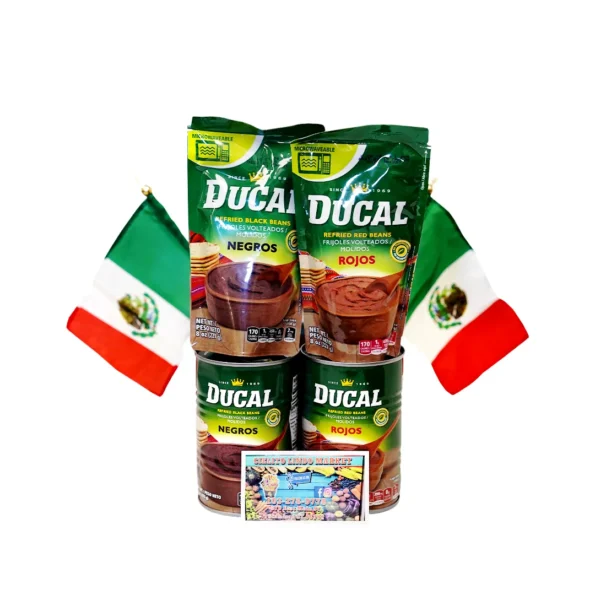 Frijoles Ducal molidos y enteros