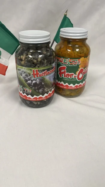 Huitlacoche y flor de calabaza